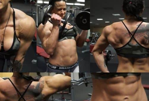 bizeps curls workout fetisch bizeps curls posing