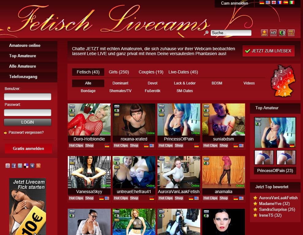Fetisch Cam Chats fetisch livecams