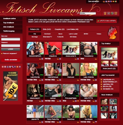 fetisch livecams