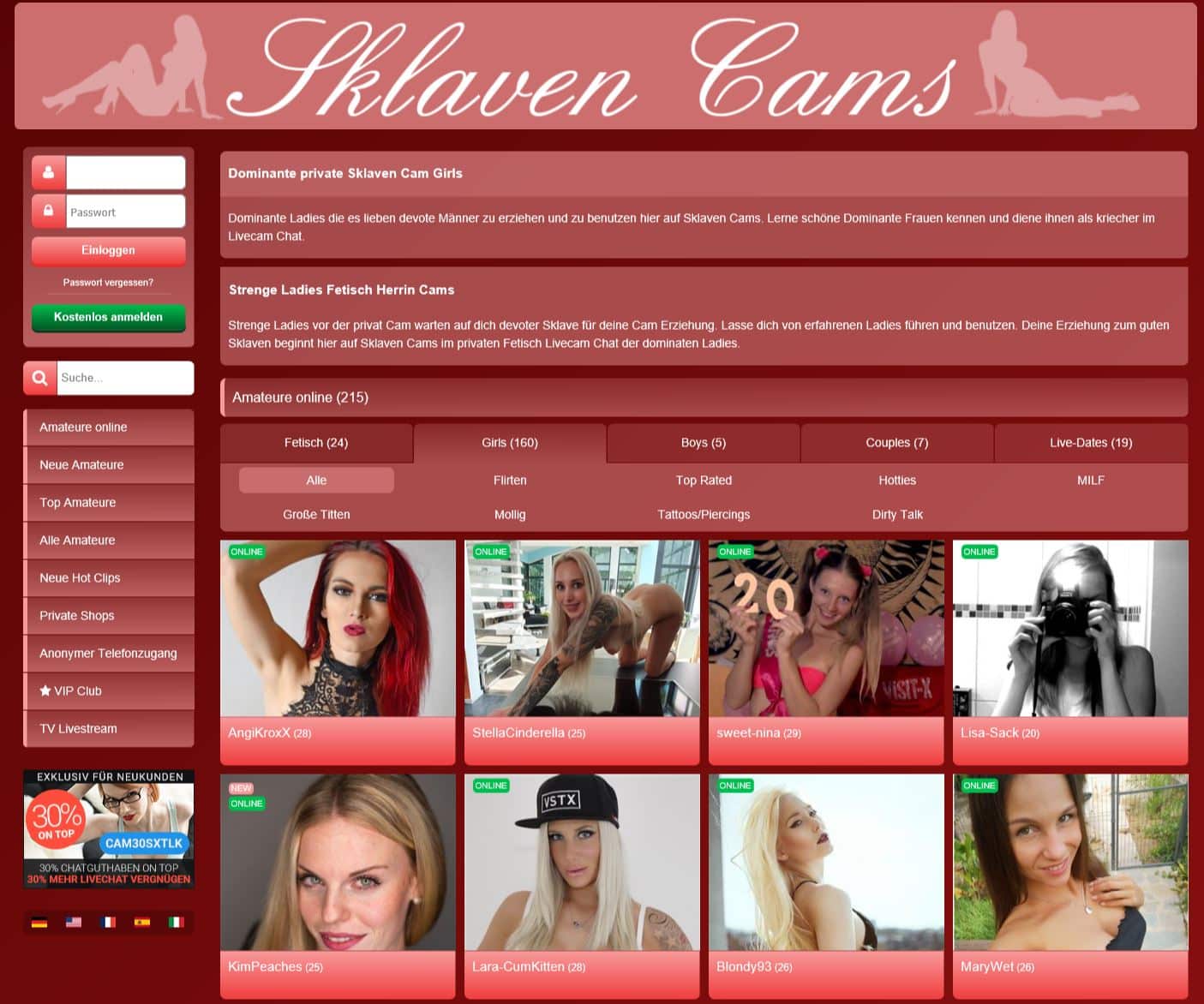 sklaven cam chat
