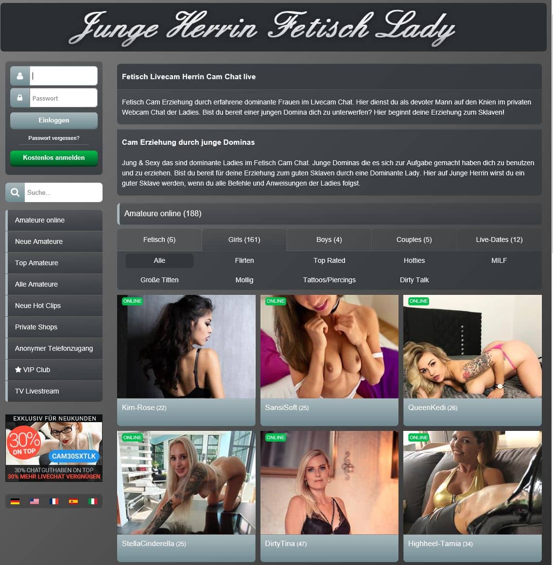 Online Erziehung herrin